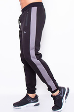 Men's warm pants Restrain Line 3 Black (gray stripes) Teamv 8034324 photo №3