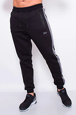 Men's warm pants Restrain Line 3 Black (gray stripes) Teamv 8034324 photo №4