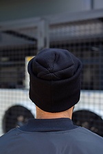 Gray thin hat for autumn Without 8048324 photo №4