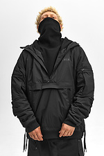 Чоловічий анорак чорного кольору TUR WEAR 8037325 фото №1