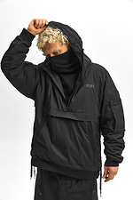 Чоловічий анорак чорного кольору TUR WEAR 8037325 фото №5