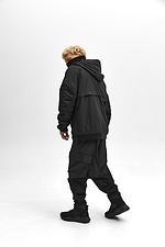 Чоловічий анорак чорного кольору TUR WEAR 8037325 фото №8