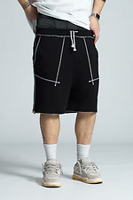 Men's oversized sweatpants Zone black OGONPUSHKA 8043325 photo №18