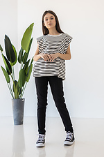 Весняні стрейчеві джинси мом сірого кольору з високою талією і поясом  4014326 фото №2