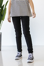 Весняні стрейчеві джинси мом сірого кольору з високою талією і поясом  4014326 фото №4