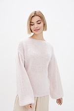 Dzianinowy sweter oversize z szerokimi rękawami  4038326 zdjęcie №1