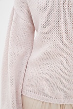 Dzianinowy sweter oversize z szerokimi rękawami  4038326 zdjęcie №4