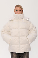 Куртка зимова жіноча Хлоя білого кольору TUR WEAR 8037326 фото №1