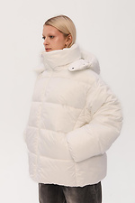 Куртка зимова жіноча Хлоя білого кольору TUR WEAR 8037326 фото №3