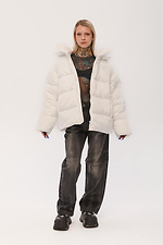 Куртка зимова жіноча Хлоя білого кольору TUR WEAR 8037326 фото №8