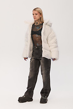 Куртка зимова жіноча Хлоя білого кольору TUR WEAR 8037326 фото №9