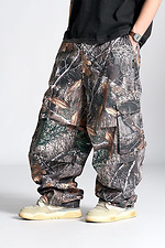 Мужские оверсайз брюки-карго Camo камуфляжные OGONPUSHKA 8043326 фото №3