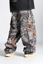 Мужские оверсайз брюки-карго Camo камуфляжные OGONPUSHKA 8043326 фото №4