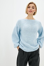 Dzianinowy sweter oversize z szerokimi rękawami  4038327 zdjęcie №1