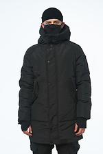 Мужская теплая парка черного цвета TUR WEAR 8037328 фото №1