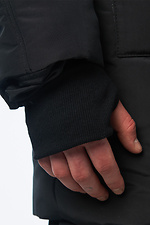 Men's warm parka in black TUR WEAR 8037328 photo №8