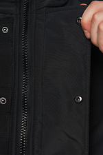 Men's warm parka in black TUR WEAR 8037328 photo №10