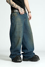 Men's Oversized Skater Jeans in Dark Blue OGONPUSHKA 8043328 photo №5