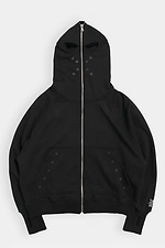 Damen Oversize Zipper Hoodie Peeper schwarz OGONPUSHKA 8043330 Foto №1