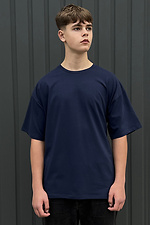 Lucas Premium T-Shirt Dunkelblau Garne 3043332 Foto №1