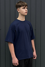 Lucas Premium T-Shirt Dunkelblau Garne 3043332 Foto №2