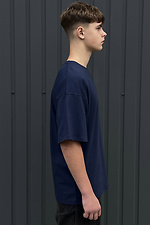 Lucas Premium T-Shirt Dunkelblau Garne 3043332 Foto №3