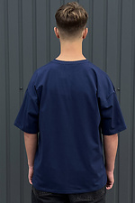 Lucas Premium T-Shirt Dunkelblau Garne 3043332 Foto №4