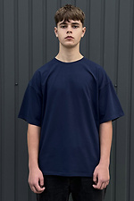 Lucas Premium T-Shirt Dunkelblau Garne 3043332 Foto №5