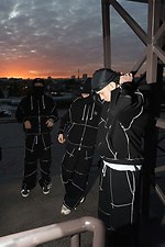 Zipper oversized hoodie Zone black OGONPUSHKA 8043333 photo №11
