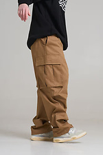 Men's oversized cargo pants Charge camel OGONPUSHKA 8043334 photo №5