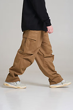 Men's oversized cargo pants Charge camel OGONPUSHKA 8043334 photo №8
