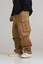 Men's oversized cargo pants Charge camel OGONPUSHKA 8043334 photo №9
