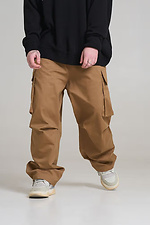 Men's oversized cargo pants Charge camel OGONPUSHKA 8043334 photo №10