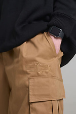 Men's oversized cargo pants Charge camel OGONPUSHKA 8043334 photo №11