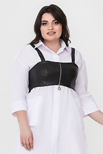 Oberteil aus Öko-Leder SINDI schwarz Garne 3042335 Foto №5