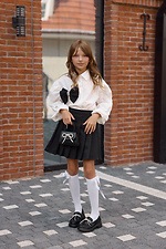 Weiße Kinderkniestrümpfe mit Schleife und Strass M-SOCKS 2040336 Foto №6