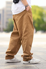 Men's oversized pants Hasla camel OGONPUSHKA 8043336 photo №3