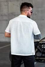 Men's Short Sleeve Shirt Old Money White Teamv 8034337 photo №3