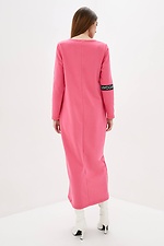 Довга трикотажна сукня PAMELA в спортивному стилі кольору фуксії Garne 3037338 фото №3