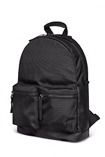 Black city backpack with two external zip pockets GARD 8011338 photo №2