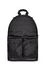 Black city backpack with two external zip pockets GARD 8011338 photo №3
