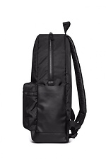 Black city backpack with two external zip pockets GARD 8011338 photo №4