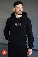 Warmer Herren-Hoodie RUN Garne 9001340 Foto №1