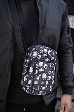 Printed messenger bag with external pocket Without 8048342 photo №2