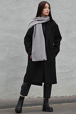 Women's gray fleece scarf Without 8049342 photo №2