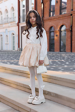 Children's fishnet tights with a bow M-SOCKS 2040344 photo №4