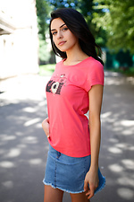 Shot T-shirt with short sleeves and print Lumen 2500344 photo №3