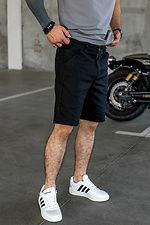 Men's classic Chinos shorts Black Teamv 8034345 photo №2