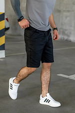 Men's classic Chinos shorts Black Teamv 8034345 photo №4