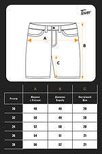 Men's classic Chinos shorts Black Teamv 8034345 photo №7